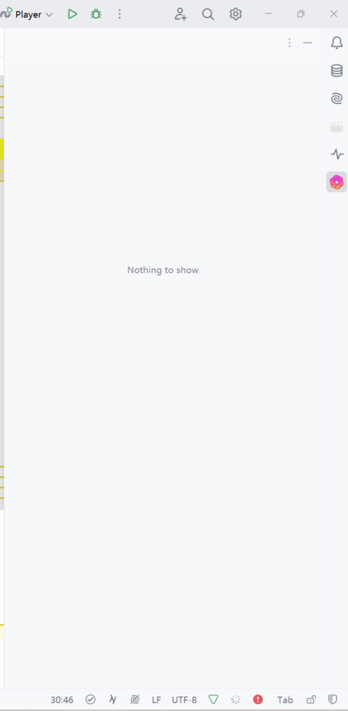 Nothing to show in Rider EAP3-反馈建议X-Copilot-X-ChatGPT-X-Copilot